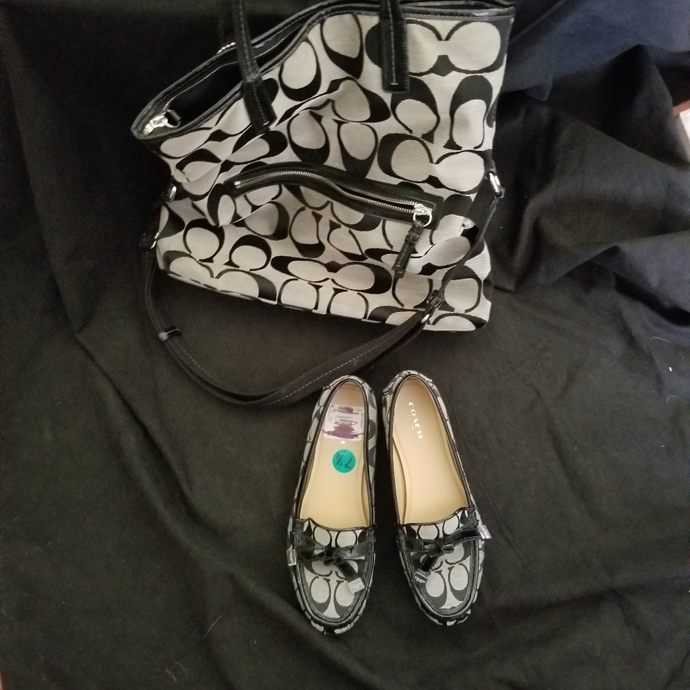 Coach Bag and matching shoes